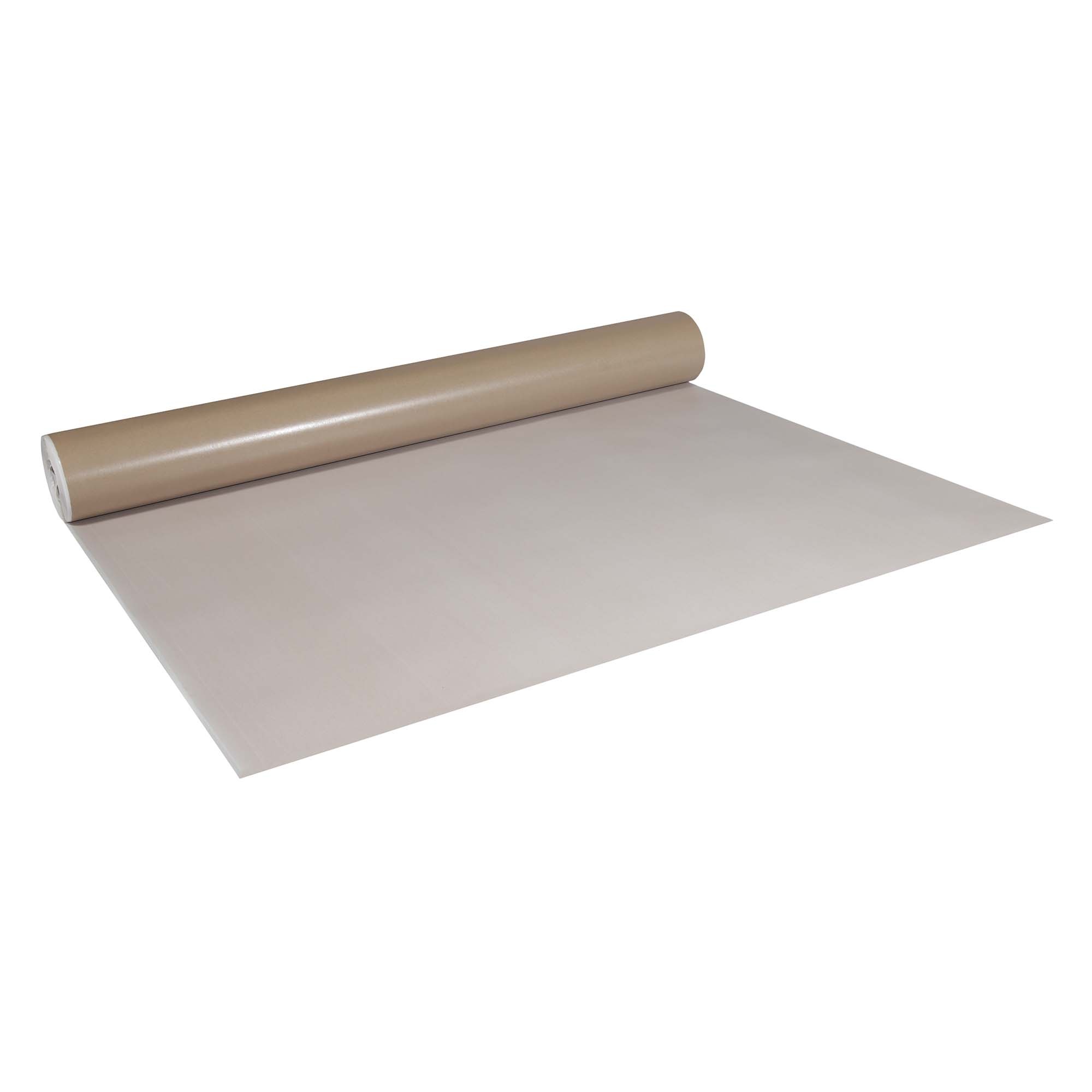 Abdeckpappe Milchtütenpapier weiß/braun 1 x 55 m beidseitig PE Folie beschichtet 250 g/m²