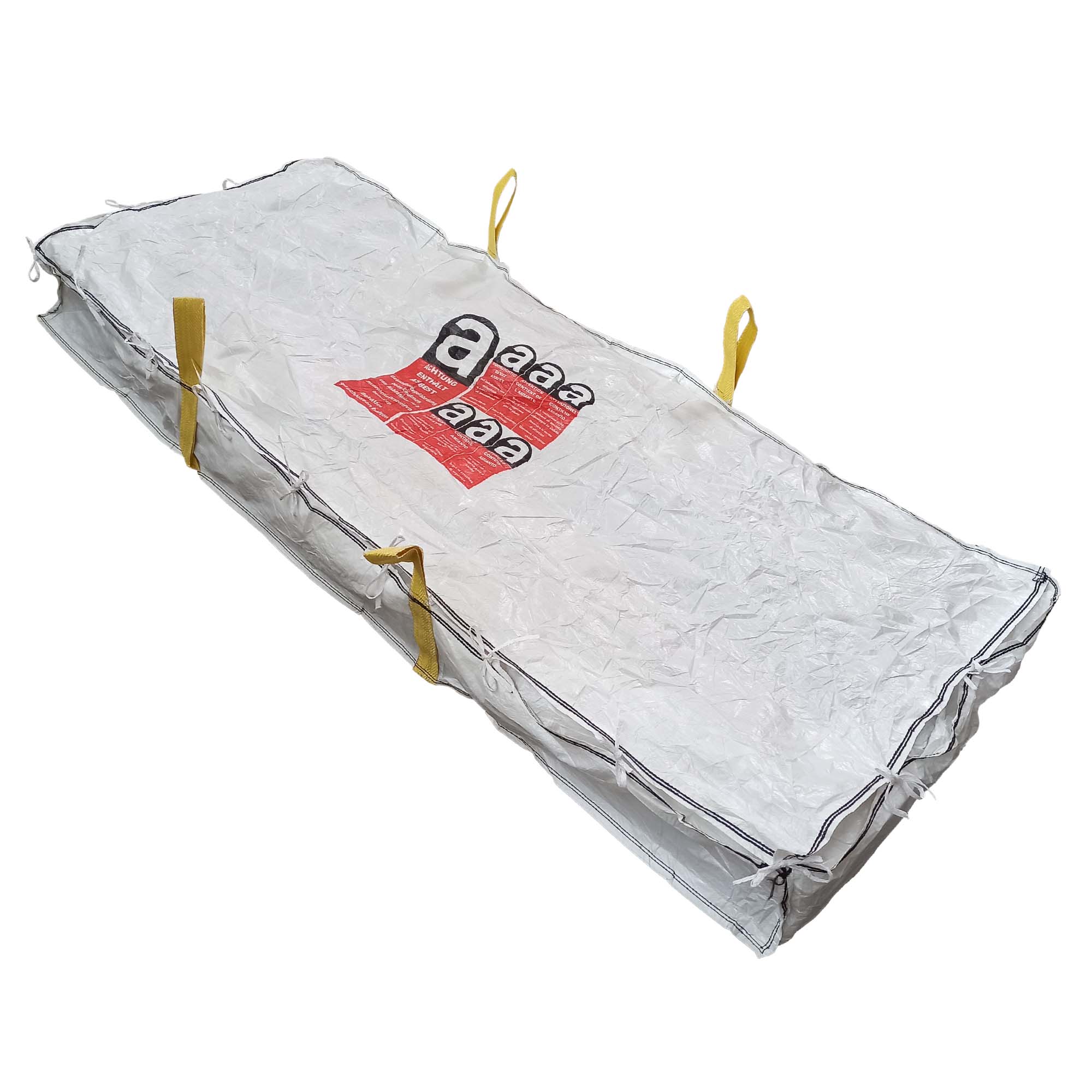 Asbest Plattenbag 260 x 125 x 30 cm beschichtet mit Warndruck