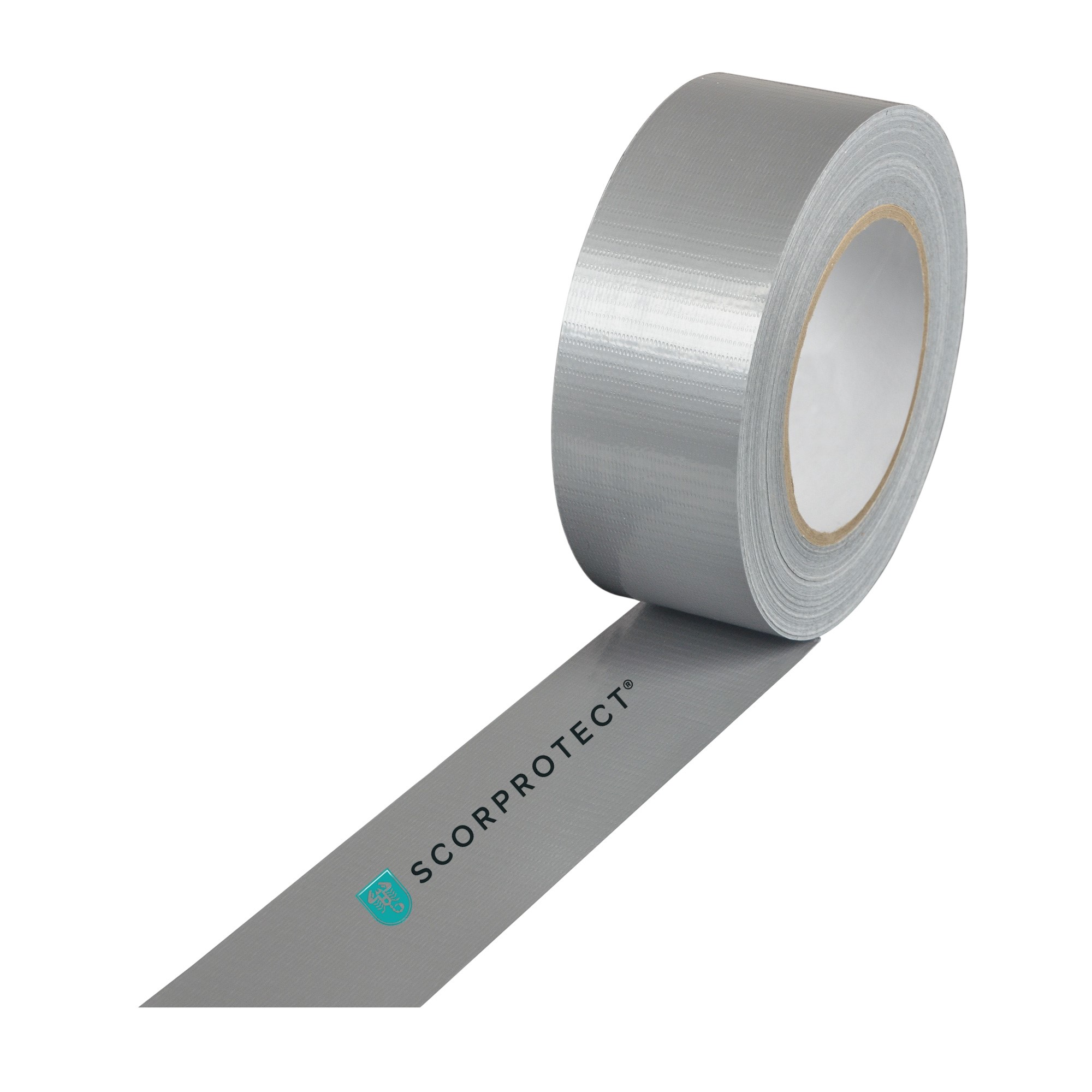 Scorprotect® Gewebeklebeband "Extra" Silber Panzertape Panzerband 48 mm x 50 m